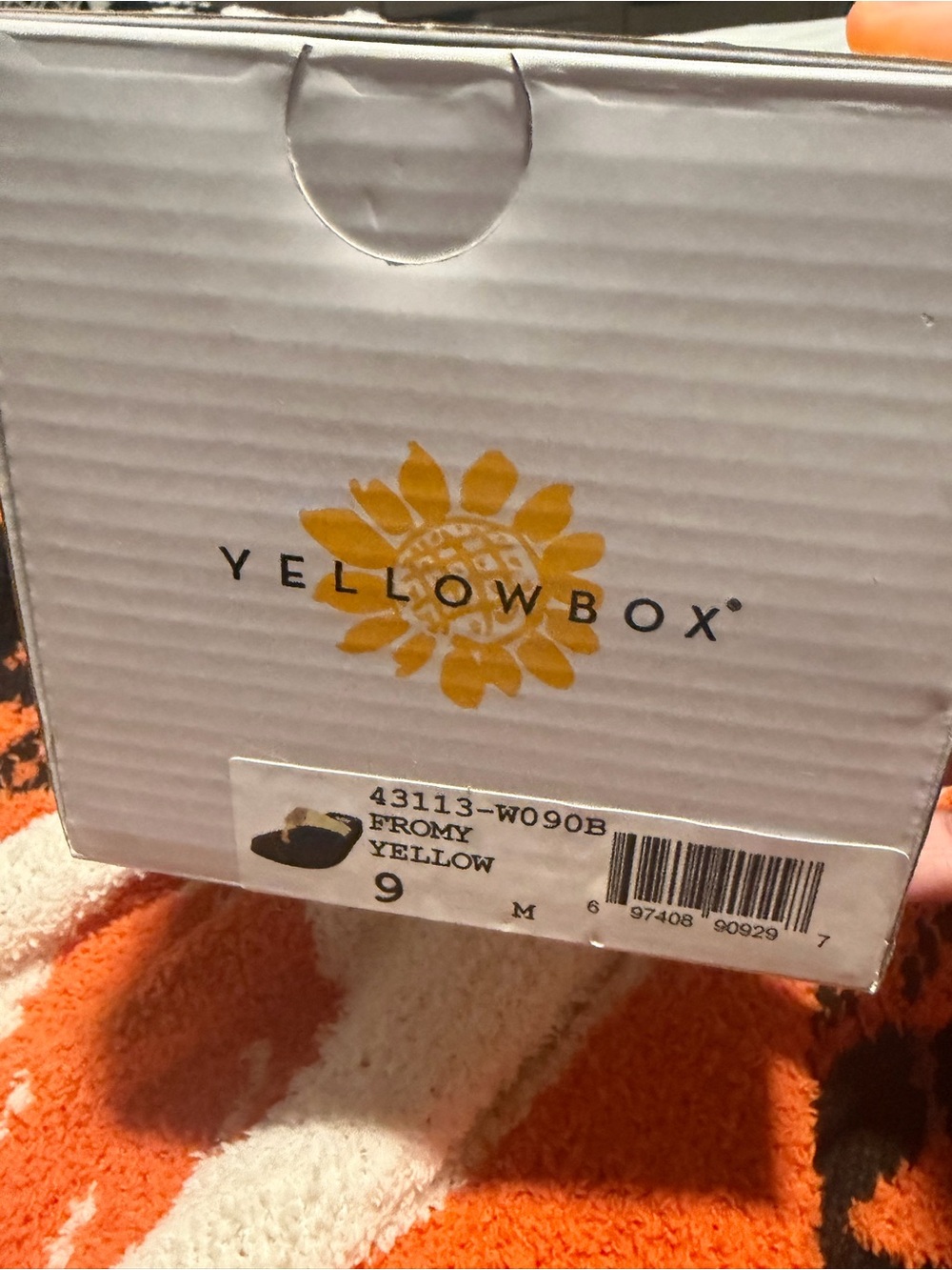 Yellow Box Women’s Fromy Slip-On flip flop - Yellow